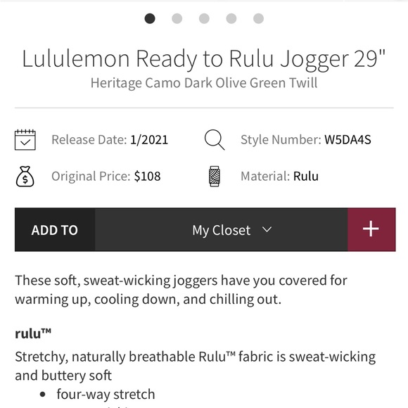 Lululemon athletica Ready To Rulu Jogger 29’ Size 2 - Picture 5 of 16